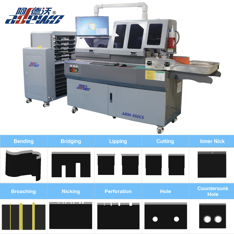 ABM-860C6 (Hole Countersunk ، Broach ، Nick)