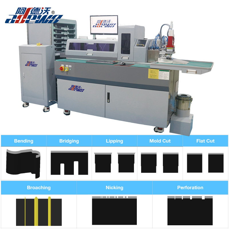 ABM-832C2 آلة ثني السيارات ذات القاعدة الفولاذية متعددة الوظائف لصانعي القوالب المعتمدين من BOBST