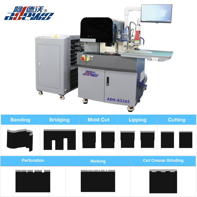 آلة ثني السيارات ذات القاعدة الفولاذية الجديدة مع طحن التجعيد المقطوع